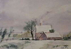 WINTER CHILL- Watercolour