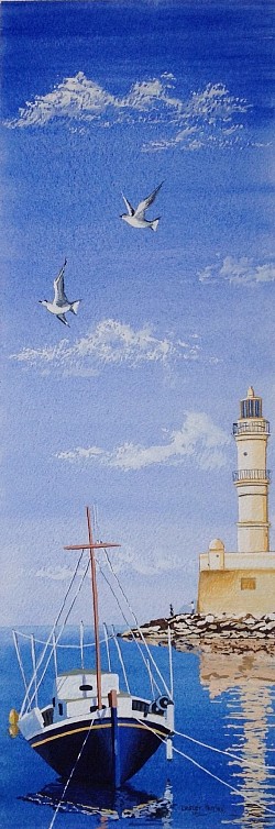 CHANIA VENETIAN LIGHTHOUSE - Acrylic