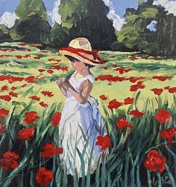 POPPIES - Acrylic on canvas  - by Lester Perry