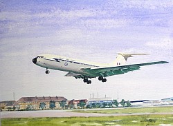 VC10 - Watercolours on paper.