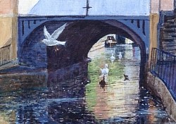 LINCOLN CANAL SCENE - Acrylic