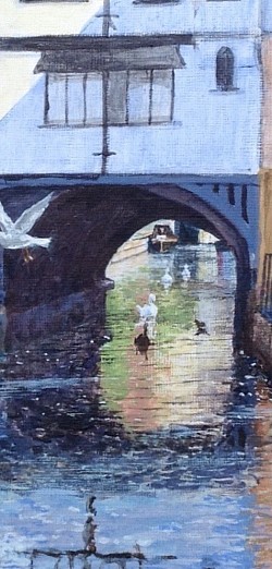 LINCOLN CANAL SCENE - Acrylic