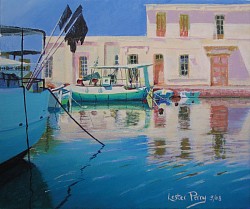 RETHYMNON HARBOUR. Always a wonderful type of location to visit and paint. See more on the SEA, RIVERS, LAKES & CANALS GALLERY.