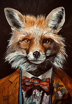 MR REYNARD - Acrylic on paper
